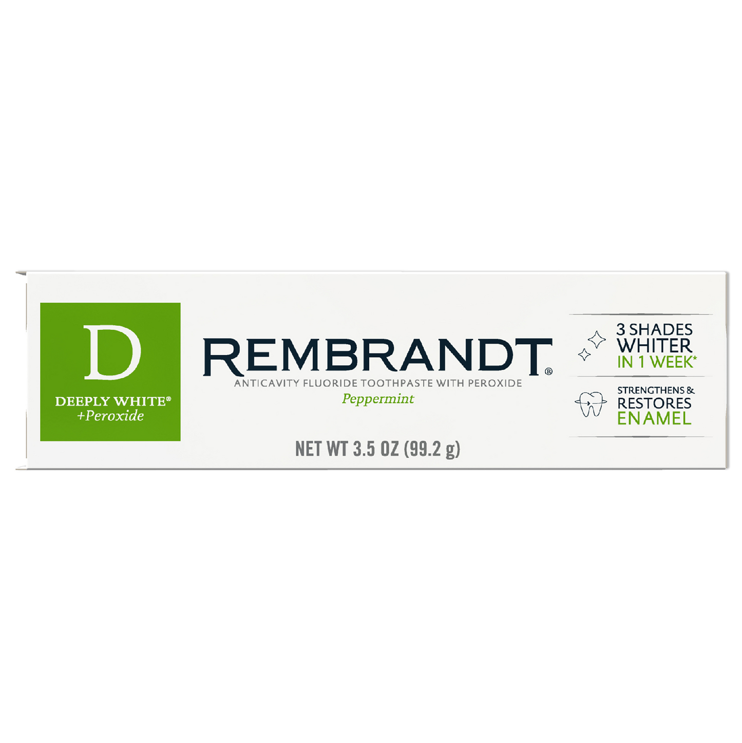 Deeply White + Peroxide Whitening Toothpaste, Peppermint